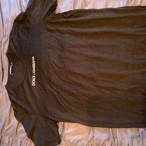 Men's Dolce & Gabbana Black T-Shirt